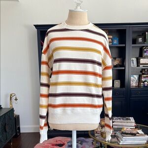 TwoThirds Striped Sweatshirt size S